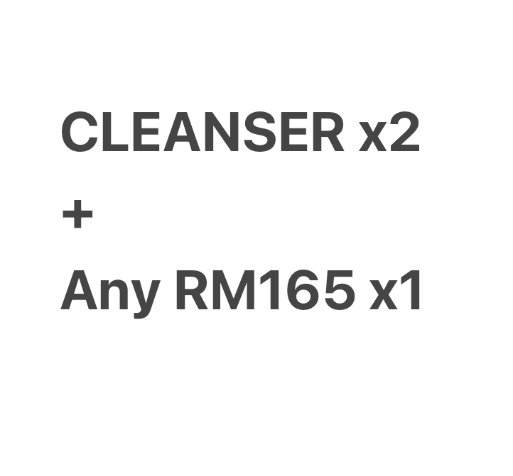 Cleanser x2 + Any1 RM165